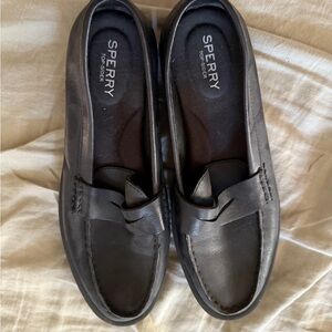 Sperry Black Loafers